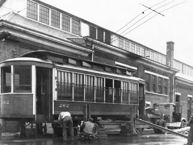 Historic maintenance bay